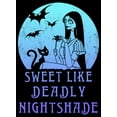 thumbnail image 2 of Junior's The Nightmare Before Christmas Sally Sweet Like Deadly Nightshade Graphic Tee Black X Large, 2 of 3