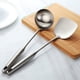 thumbnail image 3 of Espátula de acero inoxidable para cocina, cuchara para olla caliente, cuchara para sopa, cuchara creativa para cocinar, juego de pala, utensilios de cocina de acero inoxidable, 3 of 5
