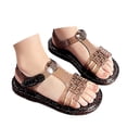 thumbnail image 2 of Bcfgryg Girls Fashion Jelly Sandals Breathable Open Toe Beach Shoes Soft Sole Casual Summer Footwear For Toddlers And Kids Girls Flat Sandals Size 9, 2 of 5