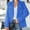Light blue, variant on Leesechin Womens Blazer Solid Collar Slim Long Sleeve Office Jacket Coat Outerwear Tops