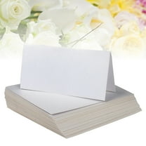 WRITWAA Elegant White Wedding Table Place Cards for Wedding Reception Decoration, 25 Pieces