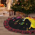 thumbnail image 5 of Sigee Vibrant Color Splash for Christmas Decoration Tree Skirt Christmas Plaid Tree Skirt,Christmas home decor Holiday Tree Skirt Fits TChristmas Tree-30", 5 of 6
