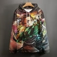 thumbnail image 4 of Demon Slayer Kimetsu Adult Sweater Pullover Hoodie 3D Printed Loose Hooded Long Sleeved Jackets Tops, 4 of 8