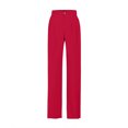 thumbnail image 3 of Lmnyox Dressy Casual Cotton Linen Pants for Women Straight Leg Pleated Trousers Fall Office Work Pants, 3 of 5