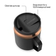 thumbnail image 3 of Contigo 14 oz SnapSeal Leak-Proof Stainless Steel Coffee Mug – Keeps Drinks Hot, Office & Home Friendly, Easy-Sip Lid, Black/Bronze, 3 of 7