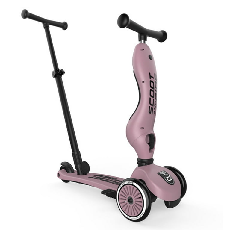 Scoot & Ride 2-in-1 Kid Scooter Push Bar Highwaykick 1 Push & Go