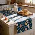 thumbnail image 4 of Wooowa Easter Bunny Egg Floral Table Runner, Themed Printed Table Linen, Durable Festive Table Mat, Holiday Party Dining Table Decor, Easter Home Party Table Setting Decoration, 4 of 6