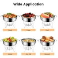 Doulami Chafing Dish Buffet Set 3.5 QT Stainless Steel Buffet Serving
