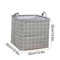 thumbnail image 3 of Usloyux Storage Basket, Gift Shelf Basket Storage Bin, Nursery Basket Organizer Box for Room Deco, Linen Fabric Hamper, Foldable Laundry Basket, Home Decor, 3 of 6
