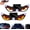 2pcs A, variant on Solar Demon Eye Led Car Window Light, Dynamic Vibration Activated Neon Ambient Lamp, USB‑C Rechargeable Suction‑Mount Window Decor for SUV, RV & Trucks