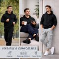 thumbnail image 4 of BILLIONHATS 12 Pack Mens Cargo Jogger Sweatpants, Assorted Colors & Sizes from S M L XL 2XL, Great for Homeless Shelter Donations, Cargo and Regular Pockets, 4 of 7