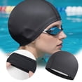 thumbnail image 3 of Silicone Swim Cap for Adult Long Hair Comfortable Water Sports Pool Training Hat, 3 of 3