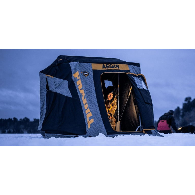 Frabill Incredibly Lightweight Ice Fishing Shelter Hub Hq300, 641200- Up To  Anglers, Frabill Man Ice Shanty