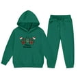 thumbnail image 5 of Christmas Girls' Clothing Sets Cute Long Sleeve Hooded Sweatshirt and Sweatpants Tracksuits 2 Pieces Fall Outfits 2-13 Years, 5 of 5