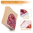 thumbnail image 5 of BZSMCE Napkin holder Creative Carpet Of Flowers Printed Classic Napkin Holders for Tables, Dining Table Napkin Holders for Kitchen, 5 of 9