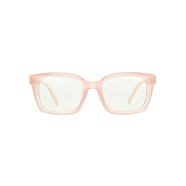 Foster Grant Pink Square Blue Light Women's Reading Glasses