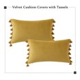 thumbnail image 3 of Velvet cushion cover tassel cushion cover decorative sofa cushions tassel, 3 of 5