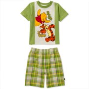 Disney - Toddler Boy Pooh and Tigger 2-Piece Shorts Set