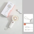 thumbnail image 1 of USB Rechargeable Handheld Fan, 4000mAh Battery Portable Mini Fan, 3-Speed Personal Cooler, Compact Travel/Office/Outdoor Cooling Device, 1 of 6