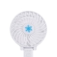 thumbnail image 2 of Ventilador Pequeño De Mano Ventilador de mano plegable Ventilador de refrigeración de verano con carga USB para acampar Senderismo (Blanco) Wdftyju Libre de BPA, 2 of 3