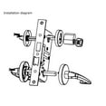 thumbnail image 1 of Warehouse Lock, Durable Stainless Steel Easy Installation Handle Locks, Other Doors For Fire Emergency Exit Warehouse Passage Security Door, 1 of 8