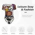 thumbnail image 5 of Lsque Five Nights At Freddy'S Women's Crew Neck Short Sleeve Bodysuit Basic T Shirts Tops Onesie Adult Cute Pajama-XX-Large, 5 of 8