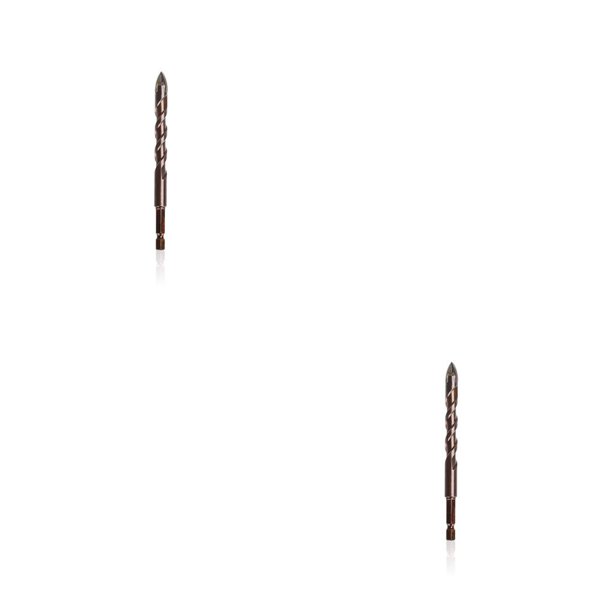 Riwesomey Tile Drilling Bit Triangular Glass Ceramic Accessories Portable Hand Replaceable Woodworking Stone Ceramic Household Power Tools Type2 NO2 Riwesomey CBP184290
