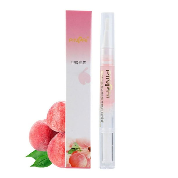 CAIROYAR Aceite revitalizador de cutículas en forma de bolígrafo, cepillo para uñas, tratamiento para el cuidado de las uñas, manicura