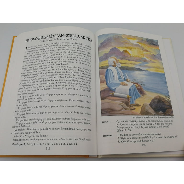 101 Pi Bél Istwa Nan Bib la by Ura Miller / Haitian Creole edition of 101  Favorite Stories from the Bible / Illustrations by Gloria Oostema /  Hardcover / TGS International 