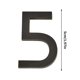 thumbnail image 3 of Xihbxyly Placas de Matrícula Acrílicas, Elegante Decoración de Pared con Diseño En Negro, Letreros con Nombre con Acabado Pulido y Duradero, Adhesivo de Fácil Aplicación, Personalización para Oficina, 3 of 3