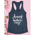 thumbnail image 3 of Happy Mother's Day Hearts Racerback Tank Women -Image by Shutterstock, Female XX-Large, 3 of 4