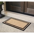 thumbnail image 2 of A1 Home Collections Plain Brown/Black Rubber and Coir Outdoor Doormat For Entrance, 24 in x 48 in, 2 of 6
