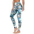 thumbnail image 3 of BiZtdJrK Vacation Sale Workout Leggings for Women Outdoor Camo Print Running Legging Pants High Waisted Butt Lifting Yoga Pants Milk Silk Soft Full Length Stretch Tights Multicolor M, 3 of 6