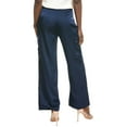 thumbnail image 2 of Gracia womens  Satin Wide Leg Pant, s, Blue, 2 of 3