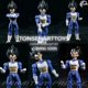 thumbnail image 5 of Paquete de accesorios para esculpir la cabeza de Vegeta demonizado de Dragon Ball Z en existencia, juguete en forma de hongo Super Saiyan rojo y negro de Super League, 5 of 5