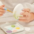 thumbnail image 3 of KISS imPRESS No Glue Needed Press On Nails, Design, Hoppy Easter, Blue, Short Oval, 30 Count, 3 of 5