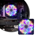 thumbnail image 1 of EIGTHTAIL120mm RGB CPU Cooling Fan PWM Hydraulic Bearing Case Fan  Silent 25dB  1200 RPM  45 CFM  Intelligent Temp Control  Blue LED Lighting, 1 of 6