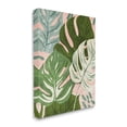 thumbnail image 3 of Layered Monstera Plant Leaves Botanical & Floral Graphic Art Gallery Wrapped Canvas Print Wall Art, 3 of 7