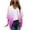 Pink A, variant on Ashirexll Cardigan for Women, Summer Fall Plus Size Gradient Soft Casual Mid Sleeve Jacket Cardigan Swimsuit Cover Up Gray B S