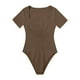 thumbnail image 3 of Body moldeador de moda para mujer, ajustado, informal, liso, mono de yoga, pantalones cortos, corsé, mono para mujer, 3 of 3
