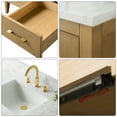 thumbnail image 6 of Vanity Art 60” Single Sink Bathroom Vanity Cabinet with Engineered Marble Countertop, 6 of 6