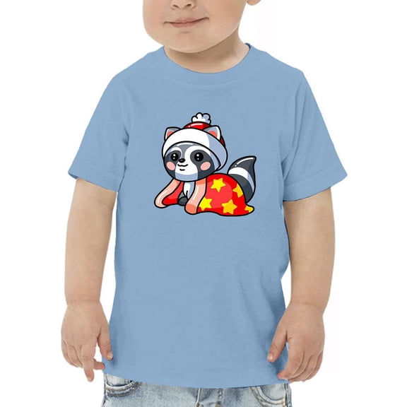 Raccoon With A Blanket T-Shirt Toddler -Image by Shutterstock, 3 Toddler