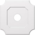 thumbnail image 1 of Ekena Millwork CMP30LE-06000 30 in. OD x 6 in. ID Square Locke Architectural Grade PVC Contemporary Ceiling Medallion, 1 of 3