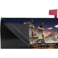 thumbnail image 3 of Coolnut Mailbox Covers Magnetic Oversize Beautiful Sailing Boat Seasonal Mail Wraps for Home Outdoor Decor, 25.4"x20.78", 3 of 5