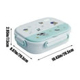 thumbnail image 4 of Jacenvly Fall Decorations for Home 316 Stainless Steel Heat Preservation Lunch Box for Elementary School Students Special Food Grade Can Be Divided Into Compartments Lunch Box, 4 of 7