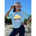 thumbnail image 2 of Have Fun Retro Slogan  Tie Dye Cyclone Women -Image by Shutterstock, Female Small, 2 of 4