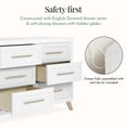 thumbnail image 5 of Evolur Audrey Double Dresser Stardust, 5 of 6