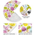 thumbnail image 2 of FMSHPON Easter Eggs Background Xmas Christmas Tree Skirt Stand Mat for Holiday Party Decoration Indoor Outdoor 36 inches, 2 of 6