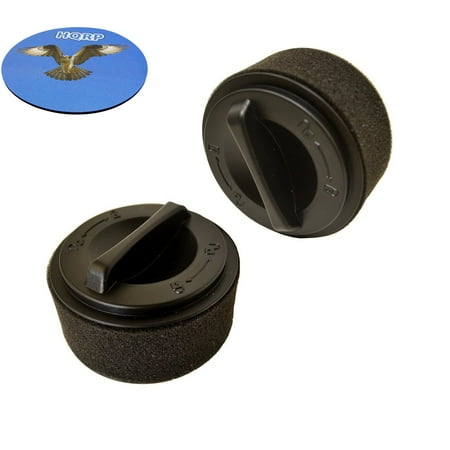Compact Filter Case - HQRP 2-Pack H12 Circular Filter Set for Bissell PowerForce Compact 23T7V; 23T75, 23T76, 23T78 Vacuum Cleaner + HQRP Coaster
