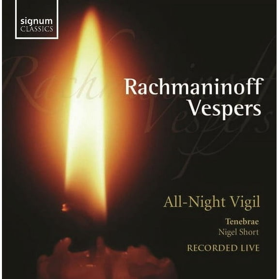Tenebrae - Vespers All-Night Vigil - Music & Performance - CD